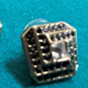 Vintage Heidi Daus - Aqua Crystal Earrings